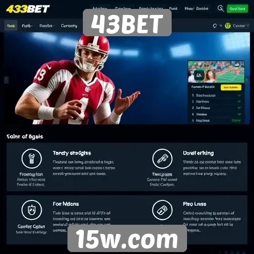 Análise das funcionalidades do site 43BET